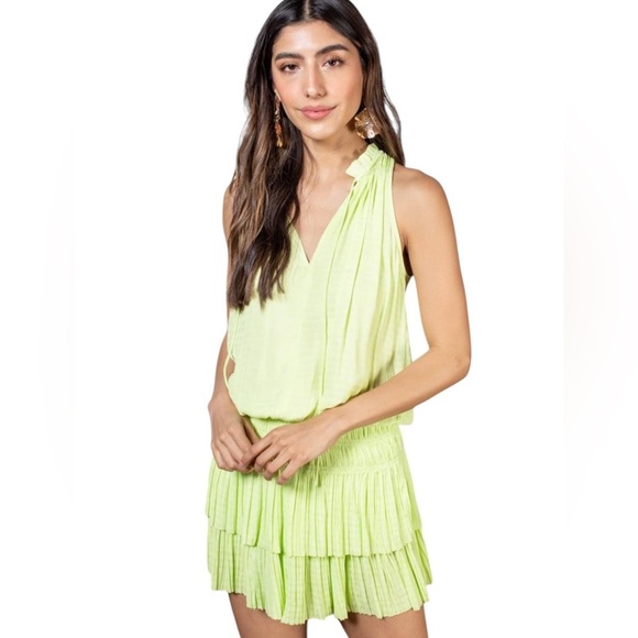 Current air Cara pleated mini dress size small in excellent like-new condition - Picture 1 of 5